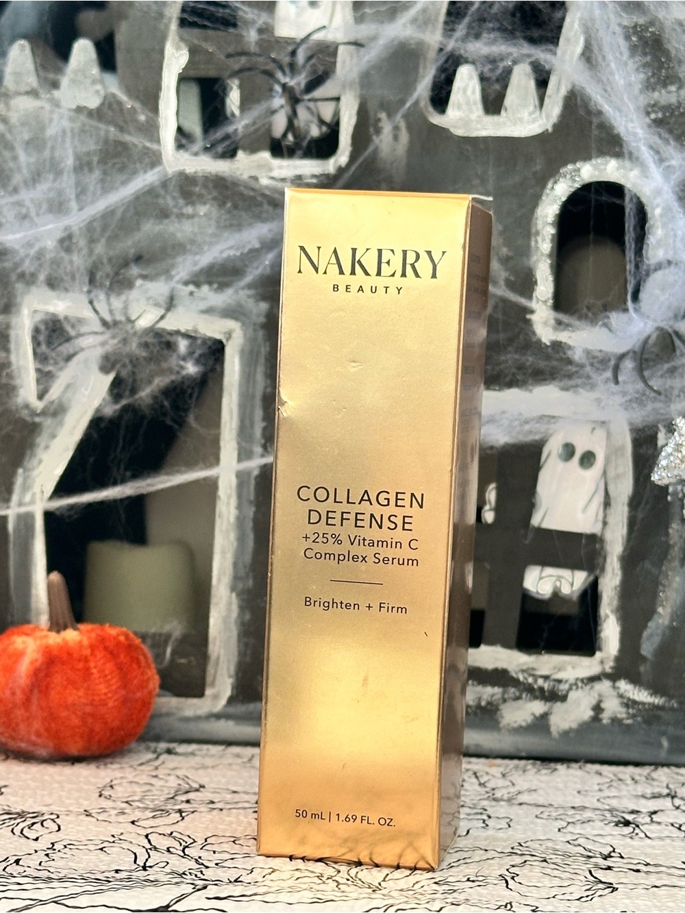 Nakery Beauty Collagen Defense Serum — Gold Packaging